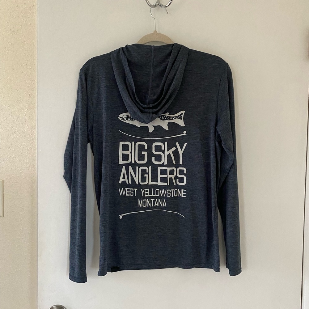 Patagonia Dark Gray Lightweight Sun Hoodie small